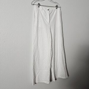 White Joie Cotton Pants Sz M